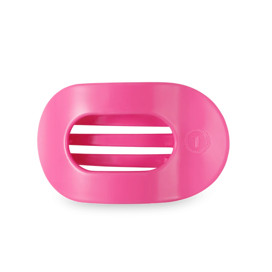 Paradise Pink flat round hair clip