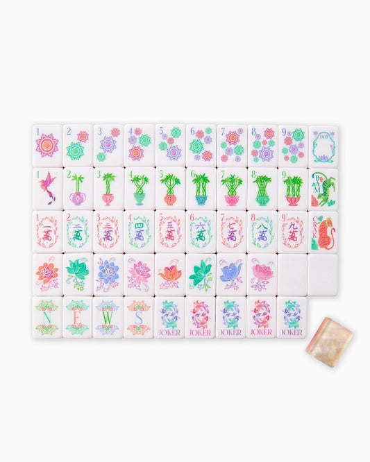 pearlescent mahjong tiles