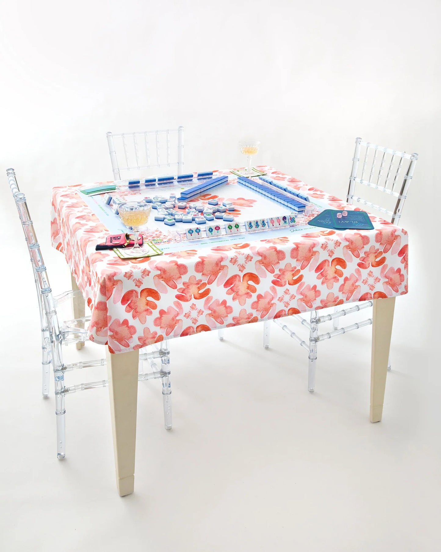 pop of poppy instructional mahjong mat