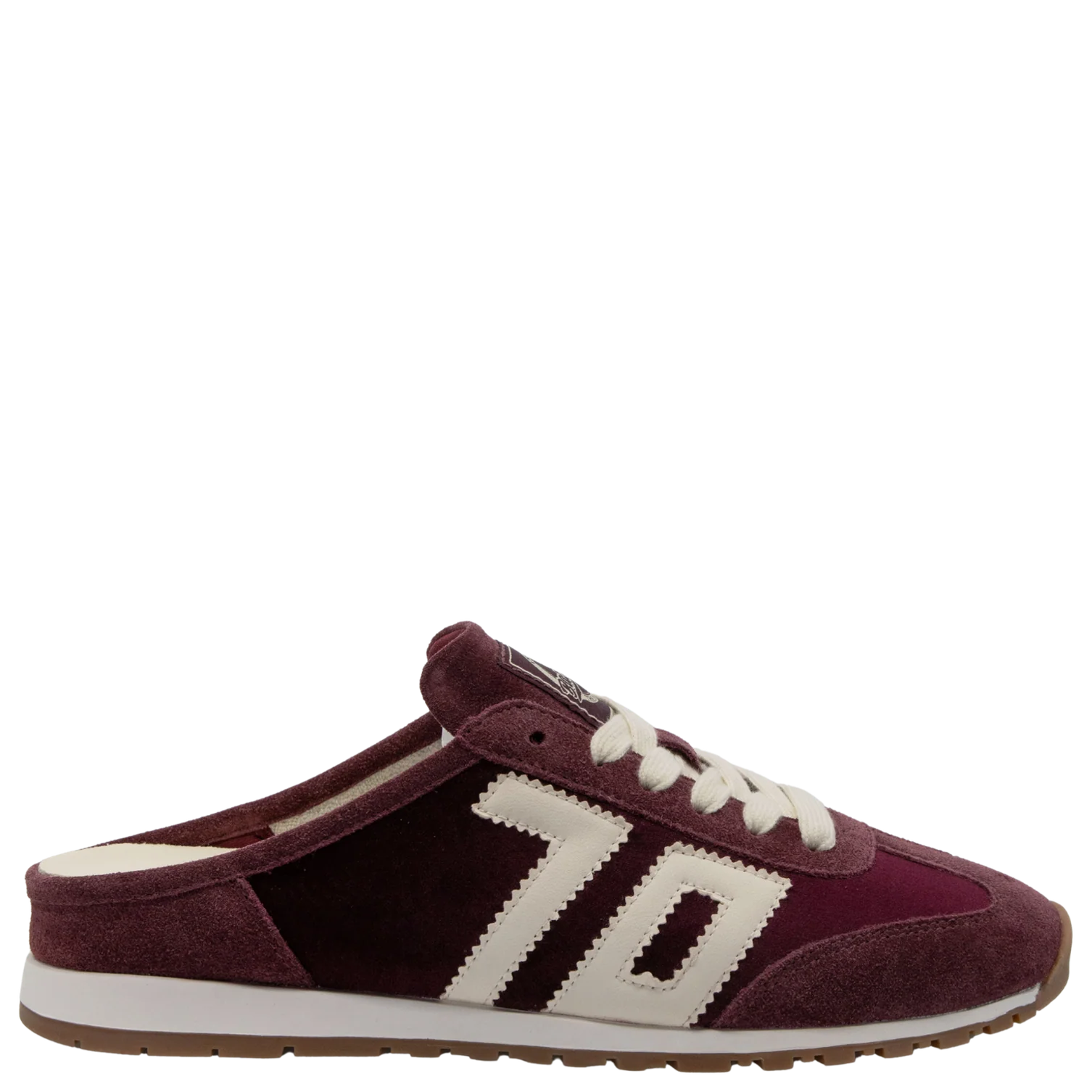 venice w26 wine velvet backless sneakers