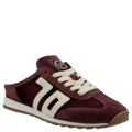 venice w26 wine velvet backless sneakers
