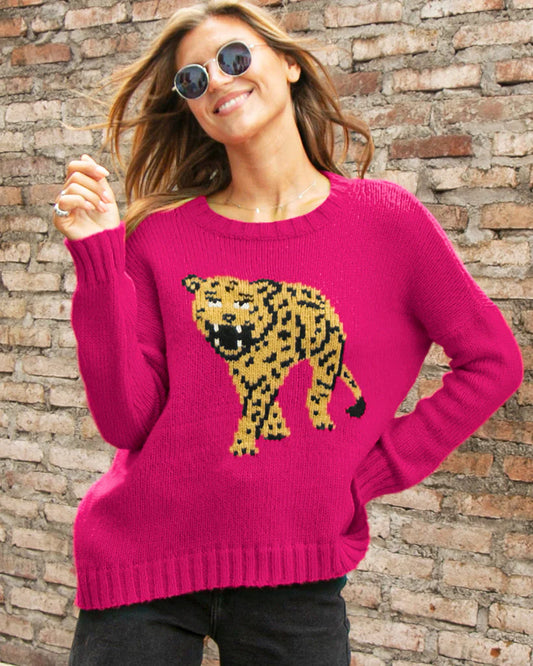 cat walk crew chunky sweater