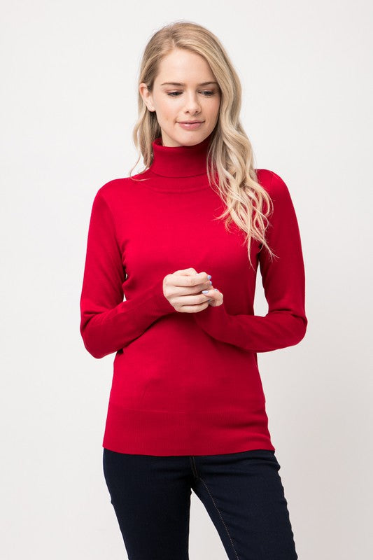 turtleneck pullover sweater