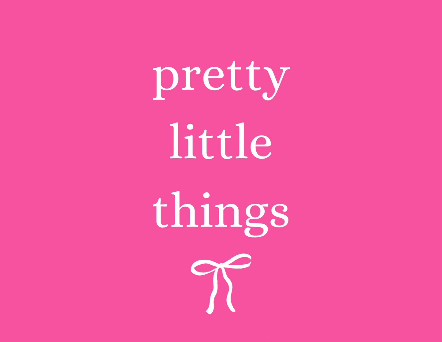 pretty little things gift card