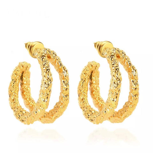 Reign Hammered Hoops