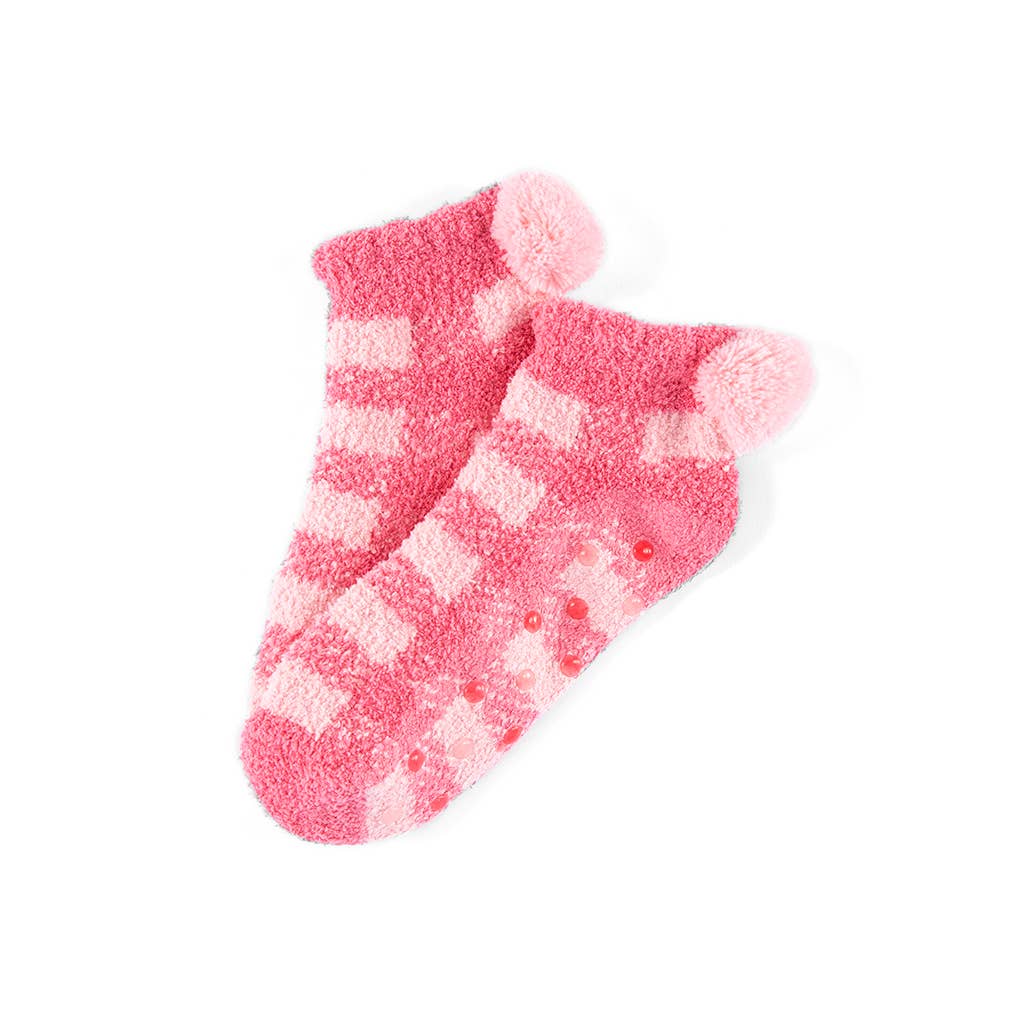 chlo home socks, pink