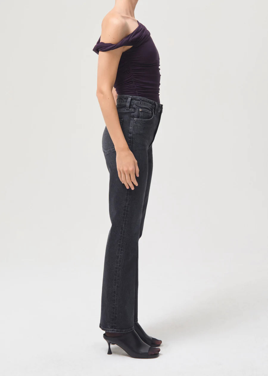 vintage high rise bootcut in technique