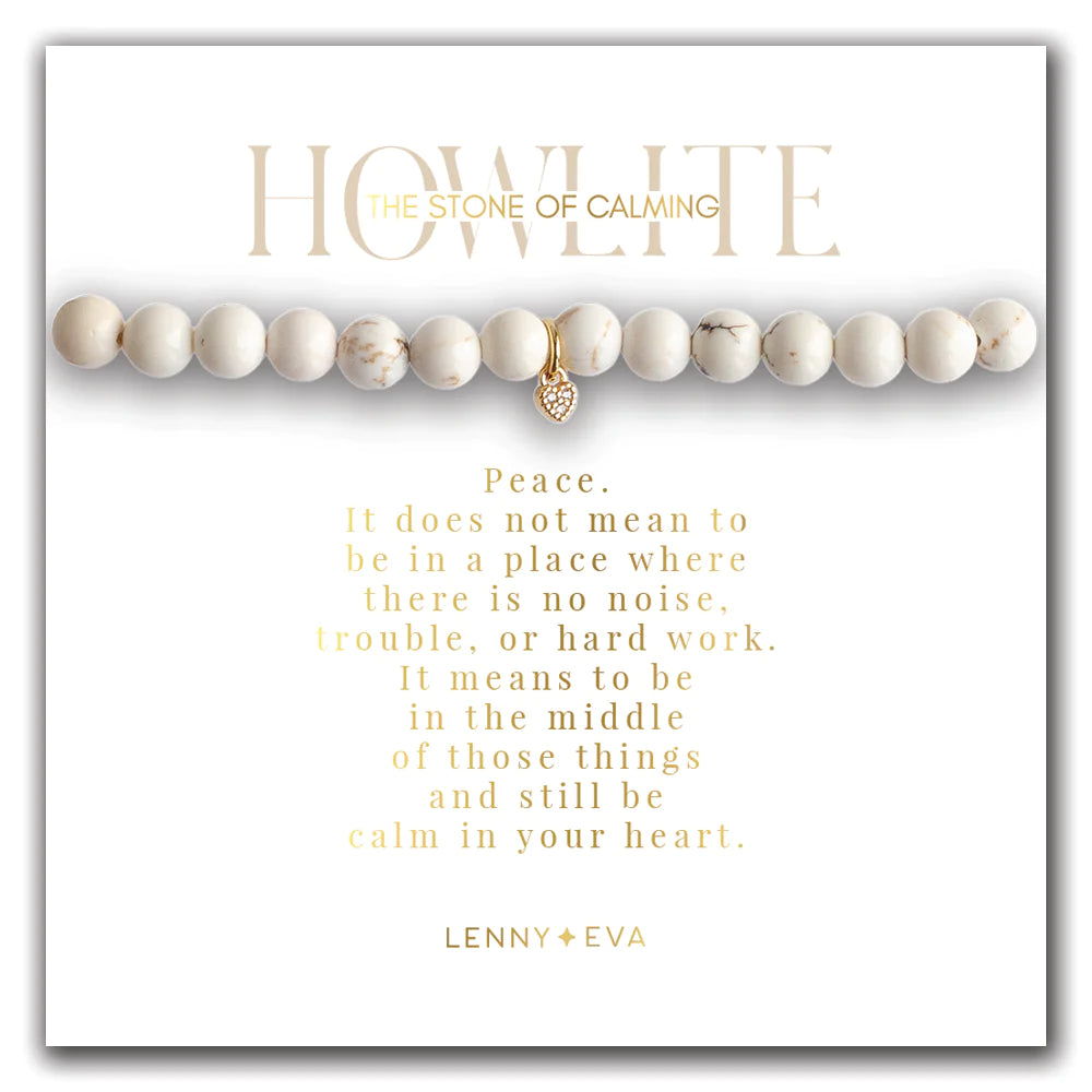 symbolic stone bracelet-howlite
