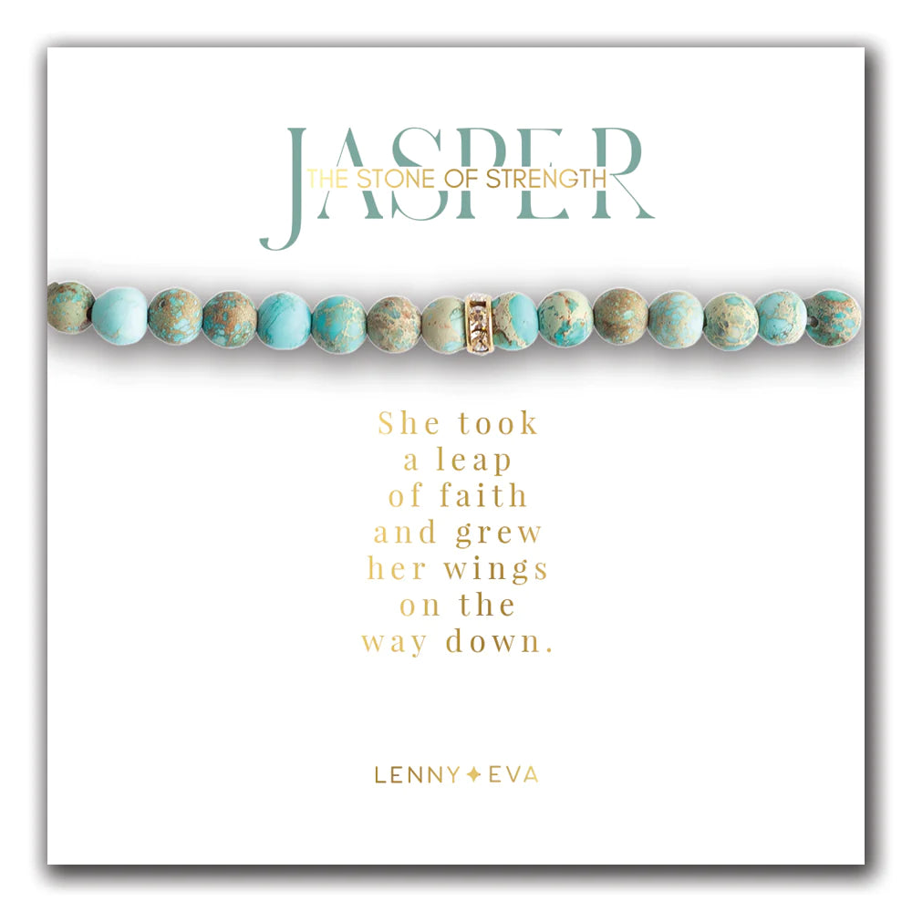 symbolic stone bracelet-jasper