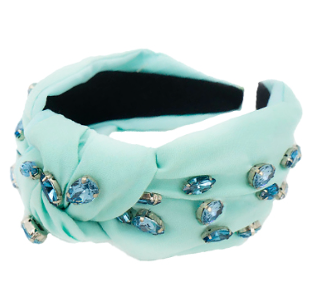 teardrop bead & knotted headband