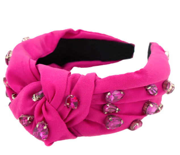 teardrop bead & knotted headband