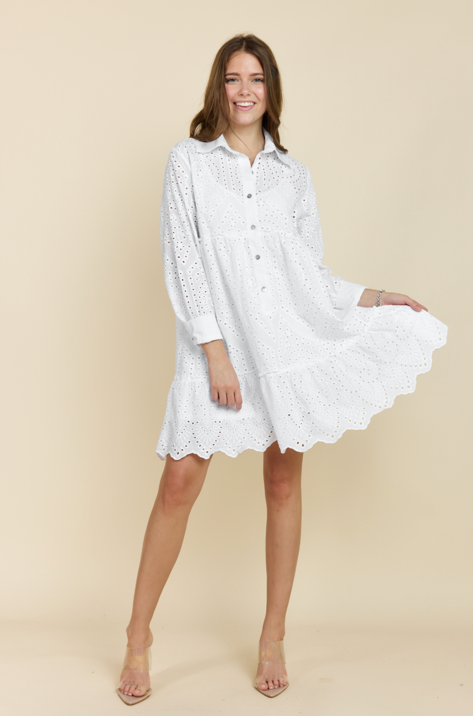 mariela dress white