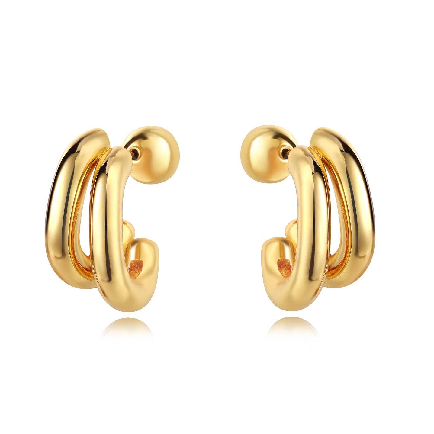 Jaxson Earring: Gold