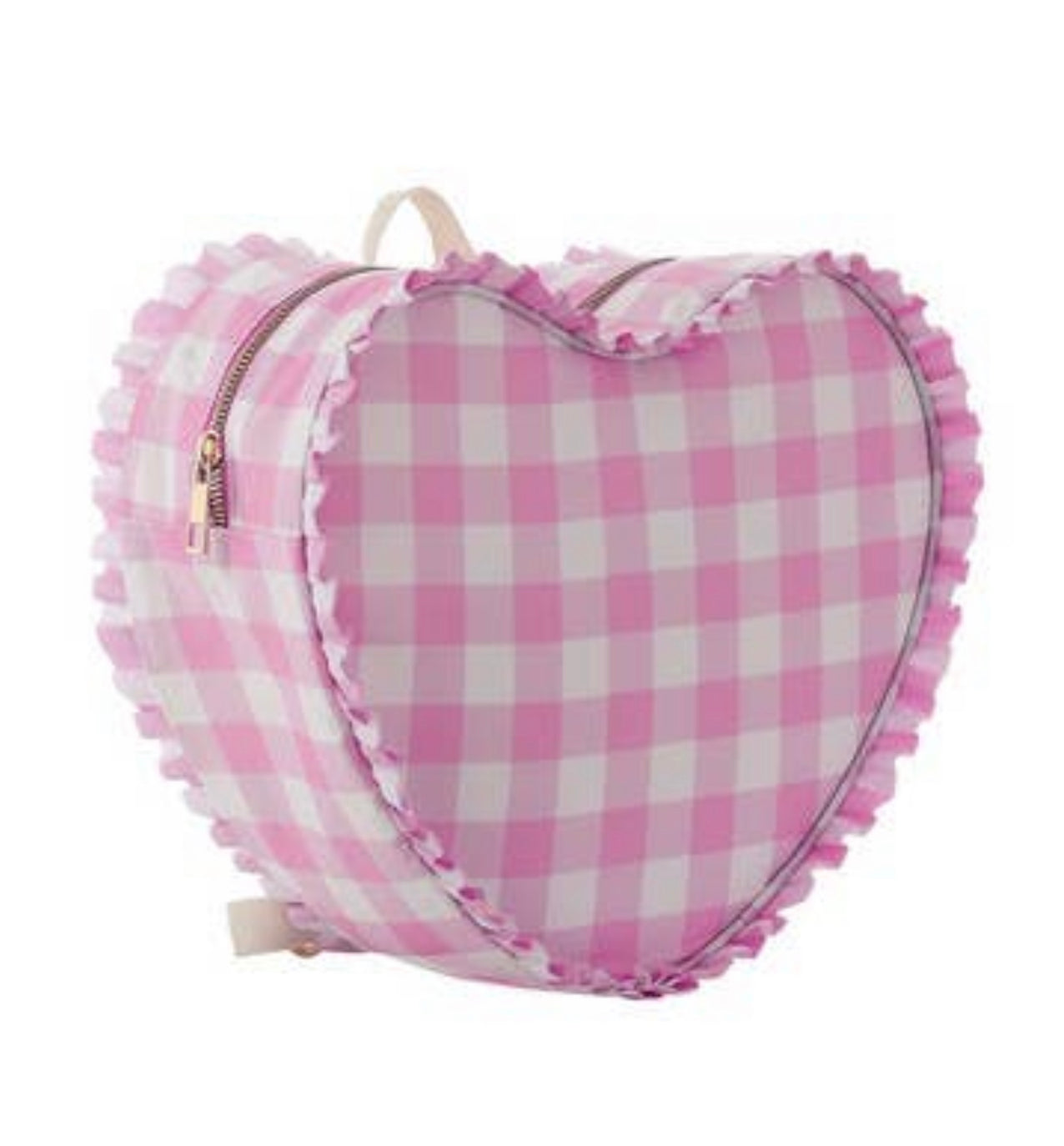 ruffle heart backpack