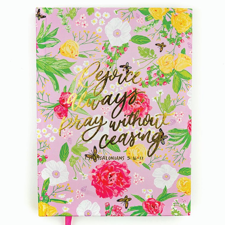 floral prayer notebook