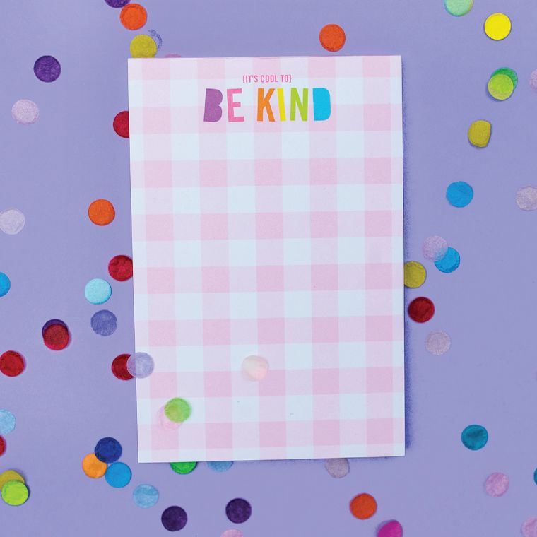 it's cool to be kind notepad